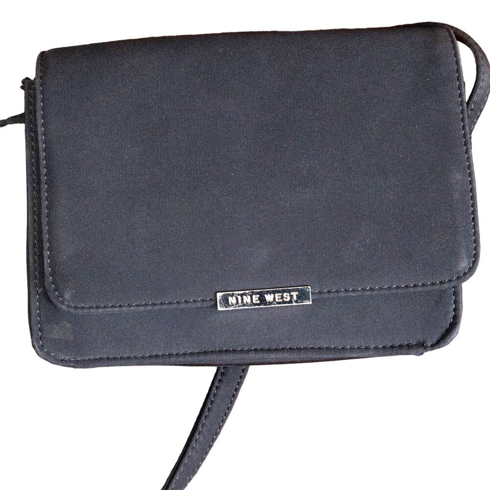 Vintage Nine West Black Mini Evening Bag